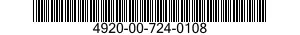 4920-00-724-0108  4920007240108 007240108