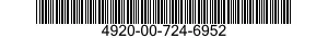 4920-00-724-6952 MANDREL,FLANGE KIT 4920007246952 007246952