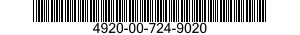 4920-00-724-9020  4920007249020 007249020