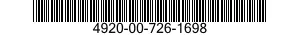 4920-00-726-1698  4920007261698 007261698