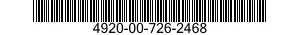 4920-00-726-2468  4920007262468 007262468