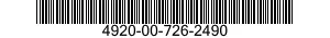 4920-00-726-2490  4920007262490 007262490