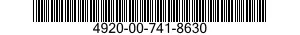 4920-00-741-8630  4920007418630 007418630