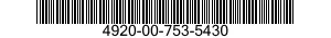 4920-00-753-5430  4920007535430 007535430
