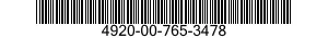 4920-00-765-3478  4920007653478 007653478