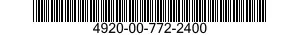 4920-00-772-2400  4920007722400 007722400