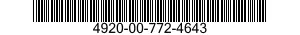 4920-00-772-4643  4920007724643 007724643