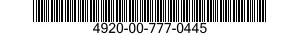 4920-00-777-0445  4920007770445 007770445