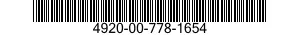 4920-00-778-1654  4920007781654 007781654