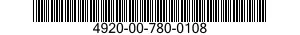 4920-00-780-0108  4920007800108 007800108