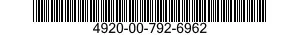 4920-00-792-6962  4920007926962 007926962