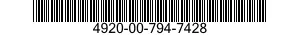 4920-00-794-7428  4920007947428 007947428