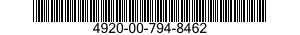 4920-00-794-8462  4920007948462 007948462