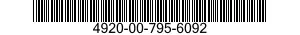 4920-00-795-6092  4920007956092 007956092