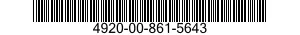 4920-00-861-5643  4920008615643 008615643