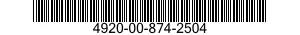 4920-00-874-2504  4920008742504 008742504