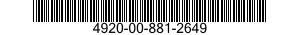 4920-00-881-2649  4920008812649 008812649