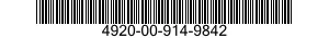 4920-00-914-9842  4920009149842 009149842