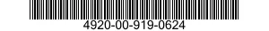 4920-00-919-0624  4920009190624 009190624