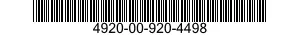 4920-00-920-4498  4920009204498 009204498
