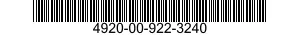 4920-00-922-3240 VALVE,DUMMY 4920009223240 009223240