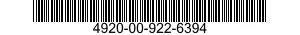 4920-00-922-6394  4920009226394 009226394