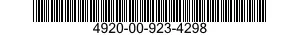 4920-00-923-4298  4920009234298 009234298