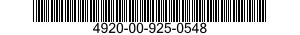 4920-00-925-0548  4920009250548 009250548
