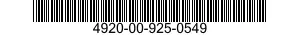 4920-00-925-0549  4920009250549 009250549