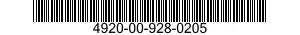 4920-00-928-0205  4920009280205 009280205