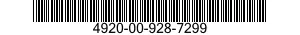 4920-00-928-7299 FIXTURE,AIRCRAFT MAINTENANCE 4920009287299 009287299