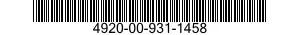 4920-00-931-1458  4920009311458 009311458