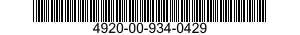4920-00-934-0429  4920009340429 009340429