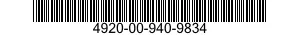 4920-00-940-9834 FIXTURE,AIRCRAFT MAINTENANCE 4920009409834 009409834