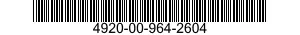 4920-00-964-2604  4920009642604 009642604