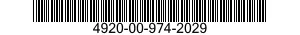 4920-00-974-2029  4920009742029 009742029