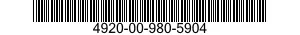 4920-00-980-5904  4920009805904 009805904