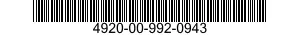 4920-00-992-0943  4920009920943 009920943
