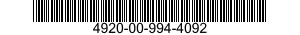 4920-00-994-4092  4920009944092 009944092