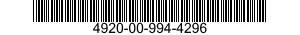 4920-00-994-4296  4920009944296 009944296