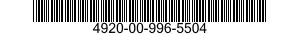 4920-00-996-5504  4920009965504 009965504