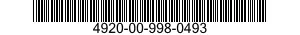 4920-00-998-0493  4920009980493 009980493
