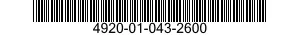4920-01-043-2600  4920010432600 010432600