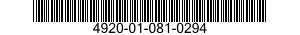 4920-01-081-0294  4920010810294 010810294
