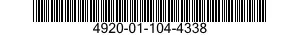 4920-01-104-4338 PLATE 4920011044338 011044338