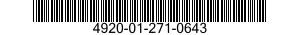 4920-01-271-0643 LEVER 4920012710643 012710643