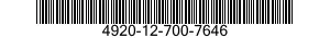 4920-12-700-7646 TEST SET,ELECTRONIC SYSTEMS 4920127007646 127007646