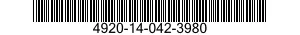 4920-14-042-3980  4920140423980 140423980