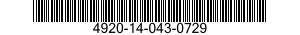 4920-14-043-0729  4920140430729 140430729