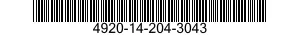 4920-14-204-3043  4920142043043 142043043